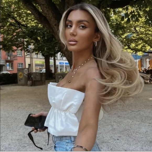 NWT Zara bandeau top - Picture 3 of 8